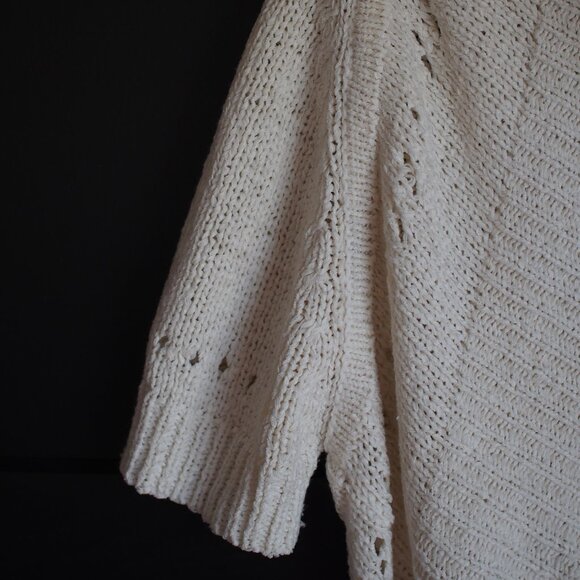 Denver Hayes | Crocheted Shrug in Cream - Picture 4 of 6